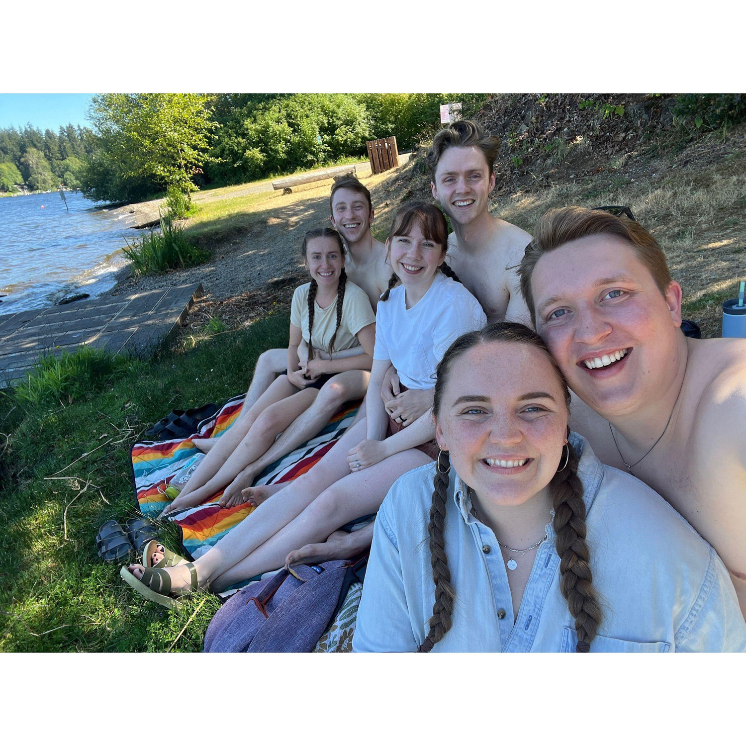 Ash is inducted into the Black Lake annual trip with friends!