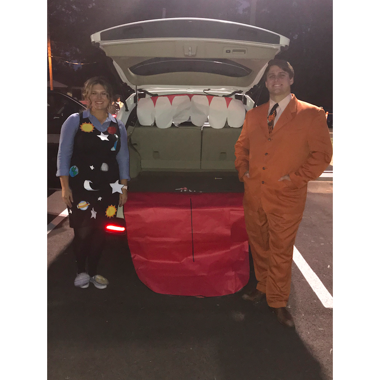 Trunk or Treat at my school - this was the same night David said "I love you."
