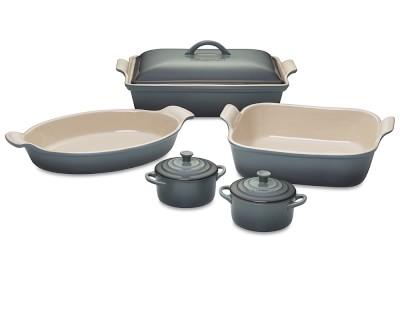 Le Creuset Stoneware 8-Piece Bakeware Set, Ocean