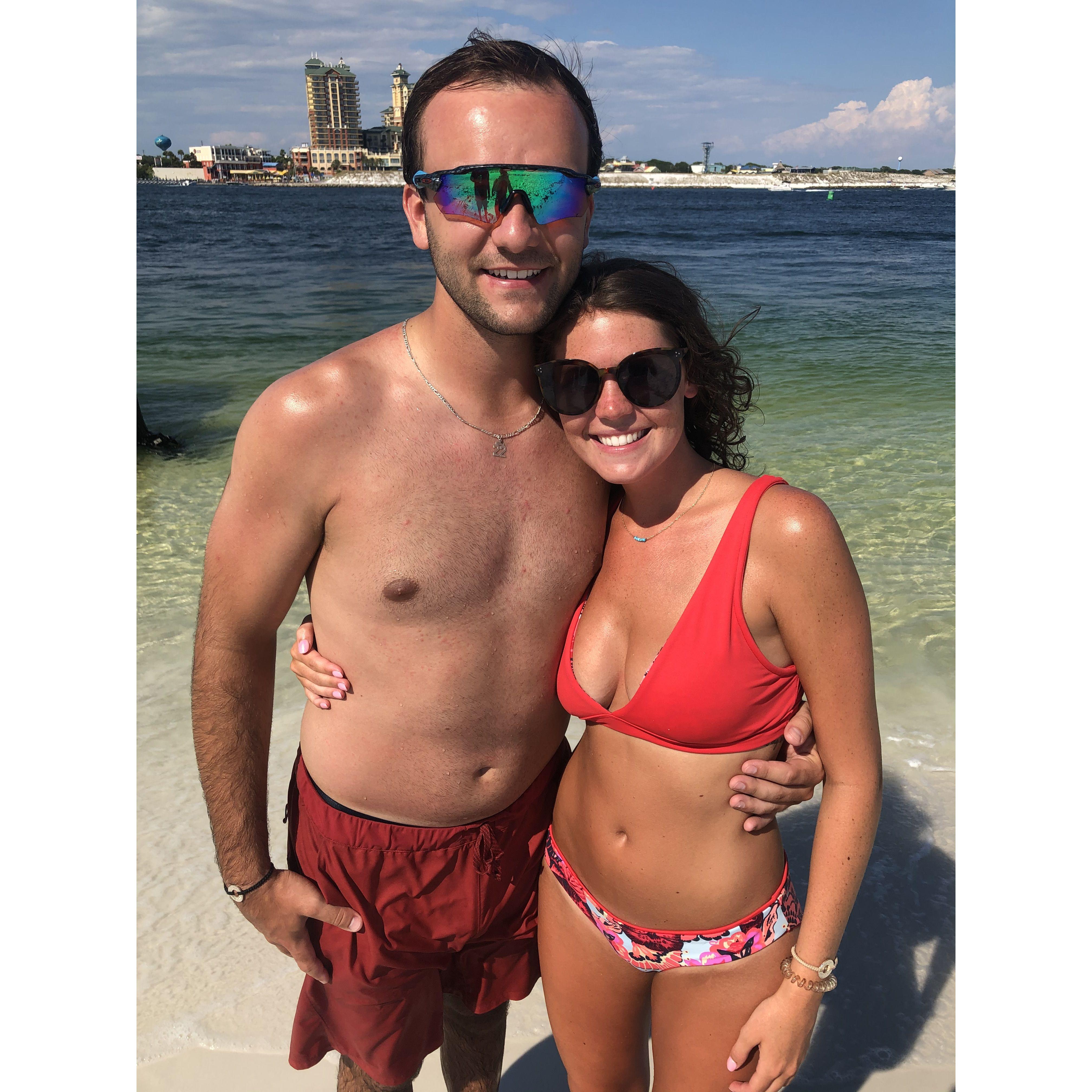 Our first beach trip!