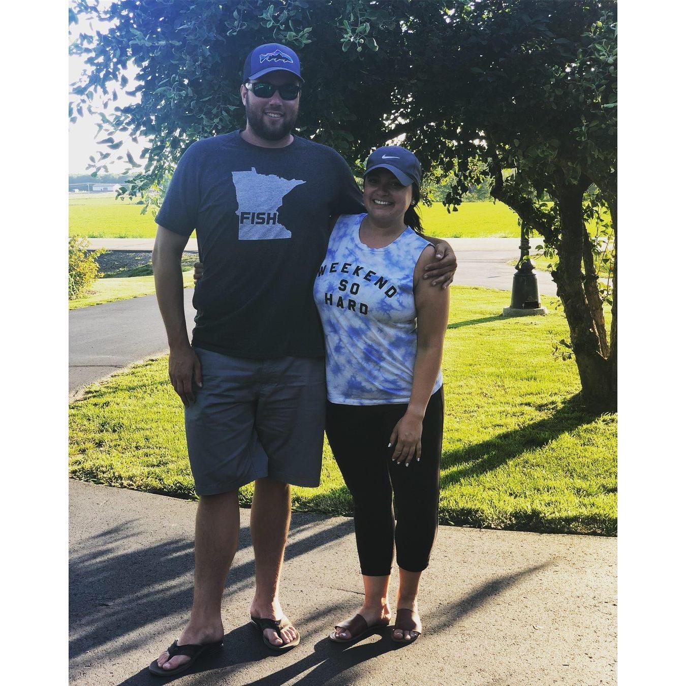 Soaking up the last bit of summer 2018.