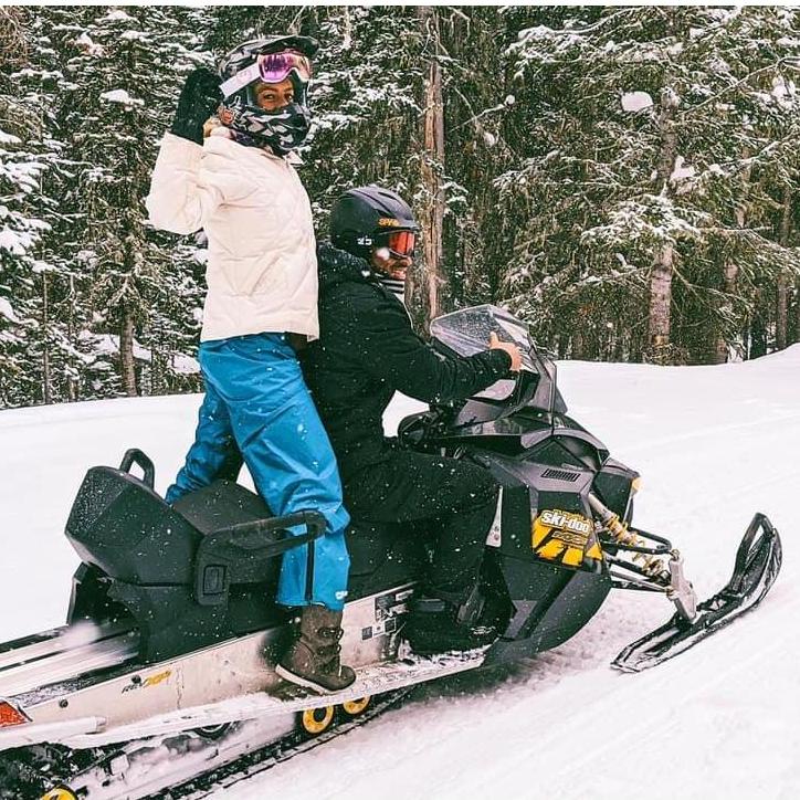 snowmobiling in Grand Lake over Christmas!