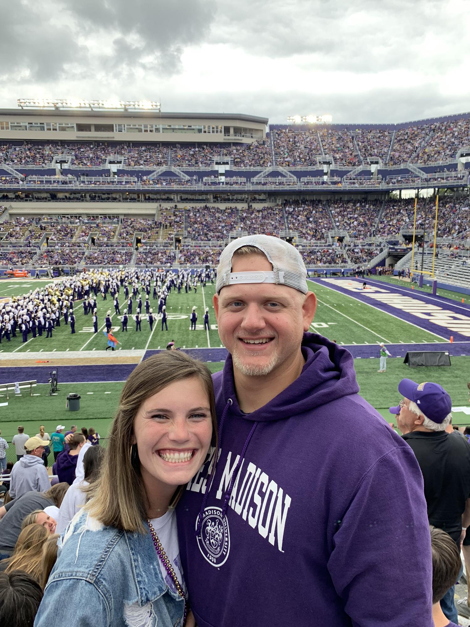 We kept going back to our happy place… JMU tailgates and football games!