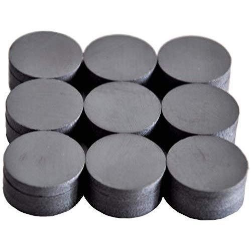 Cutequeen 27PCS Round Ceramic Industrial Ferrite Magnets for hobbies,Crafts,Science and Refrigerator magnet