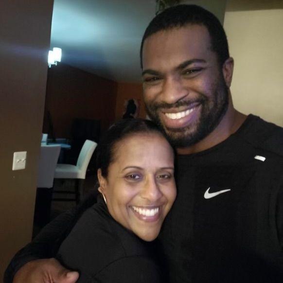 First time AJ & Jaracus met in person.