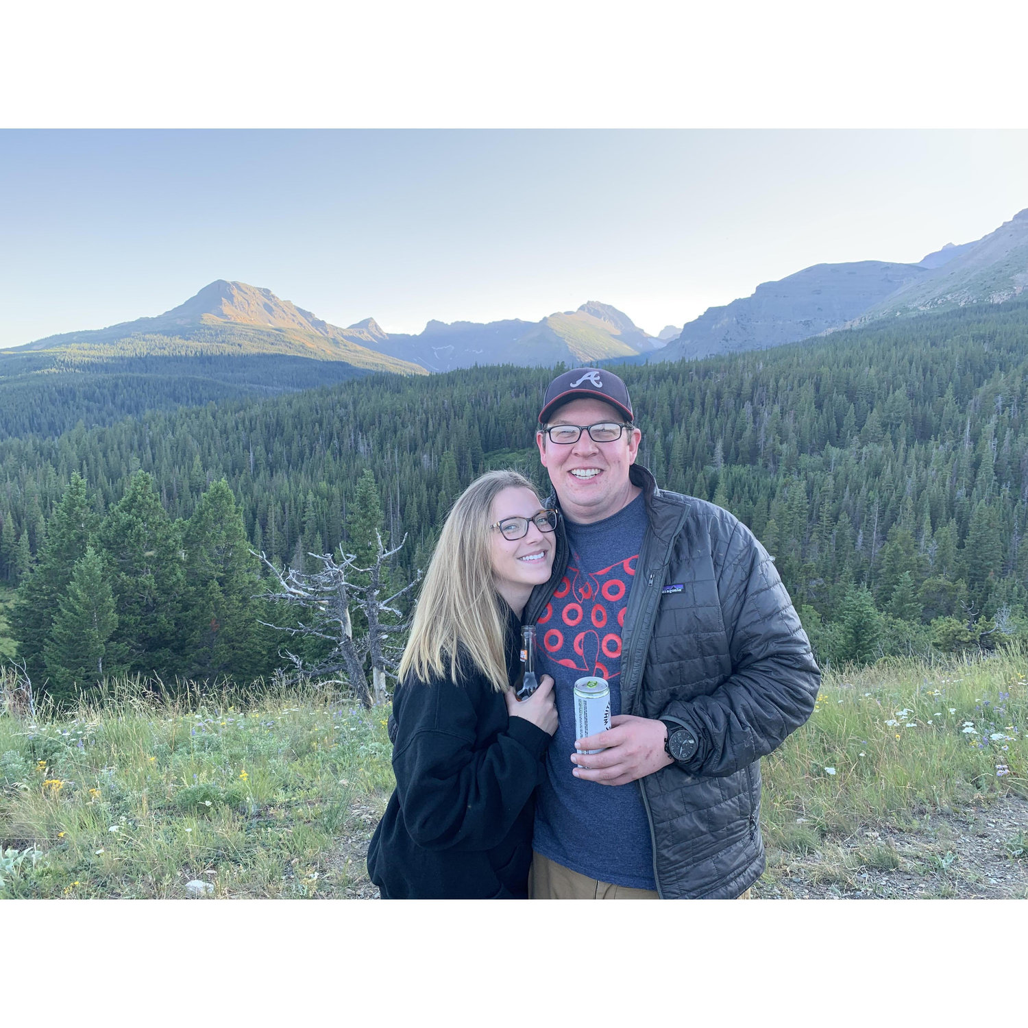 Our first picture together summer of 2019, MT