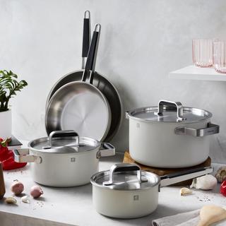 Pure 8-Piece Stainless Steel Cookware Set