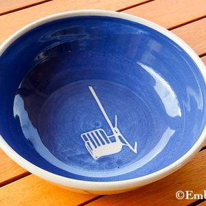 Singe Chair Ceramic Serving Bowl