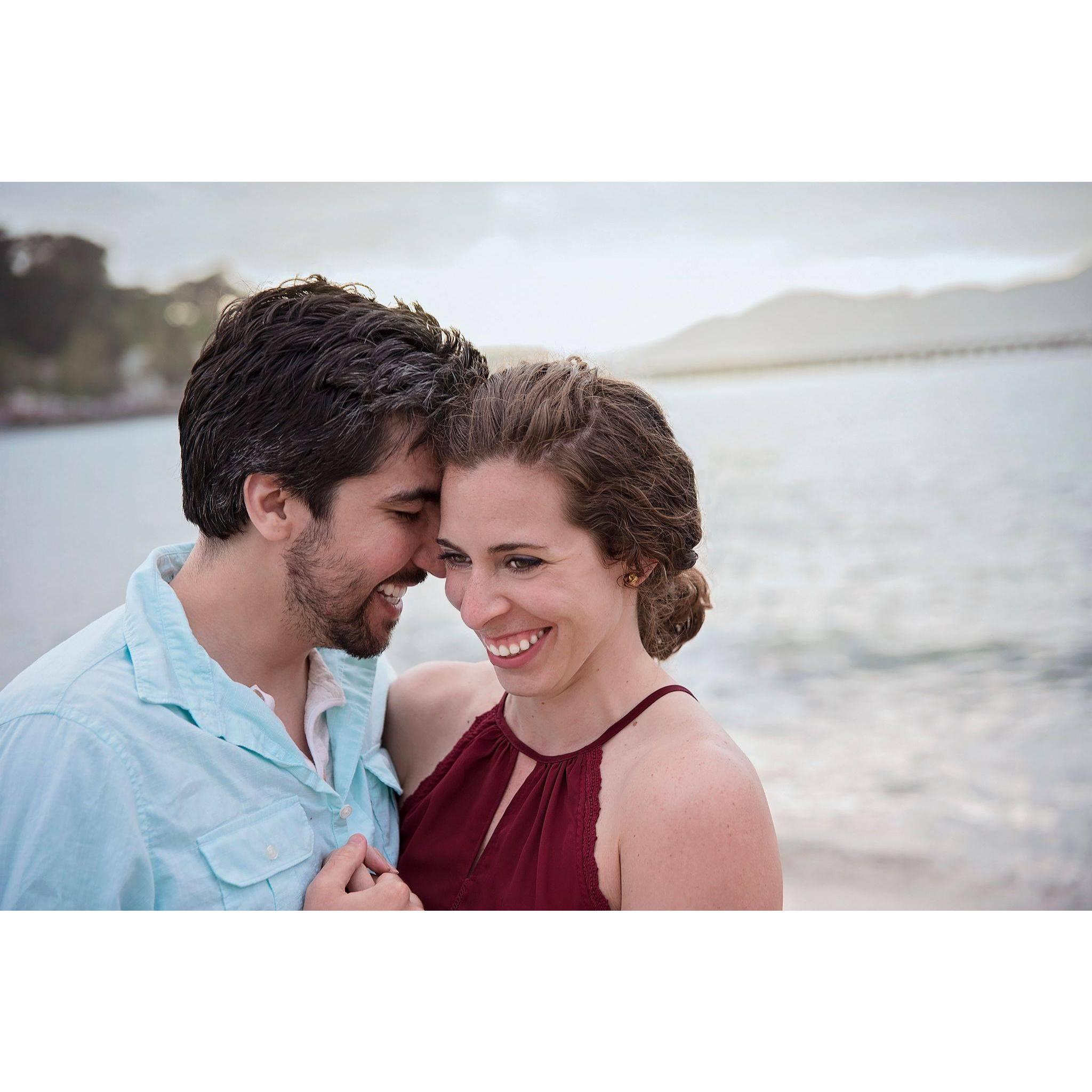 Our fake engagement session in San Francisco, May 2017