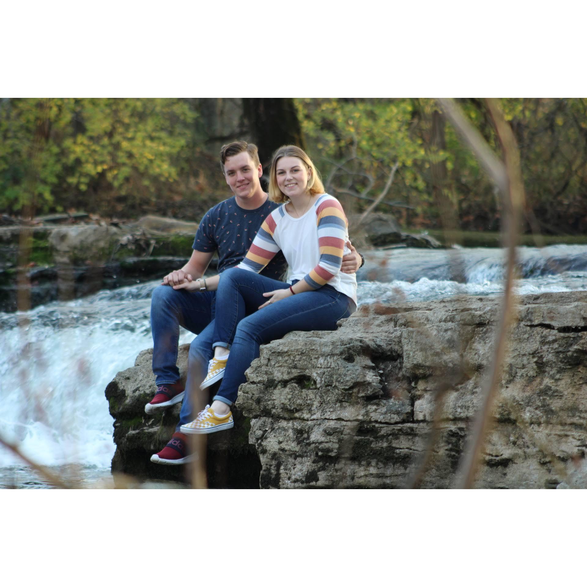 Our one and only time we took fancy pictures.