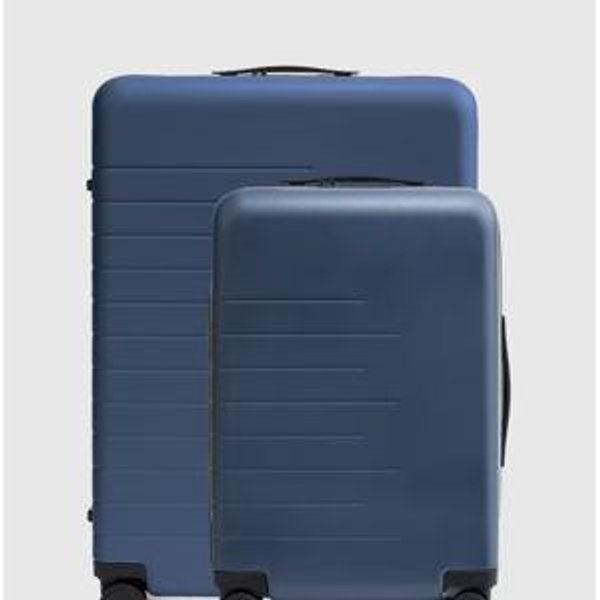 Carry-On & Large Check-In Suitcase Set in Navy