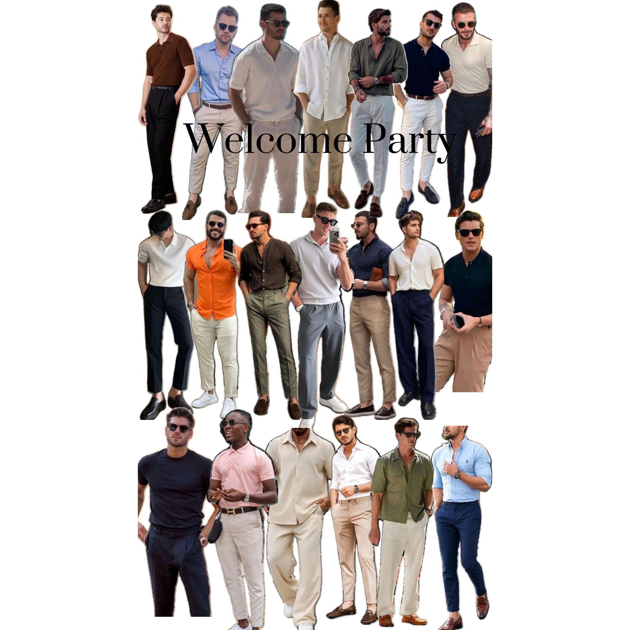 Welcome party attire