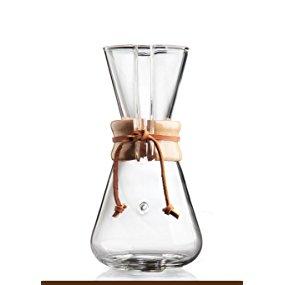 Chemex Classic Series, Pour-over Glass Coffeemaker, 8-Cup - Exclusive Packaging