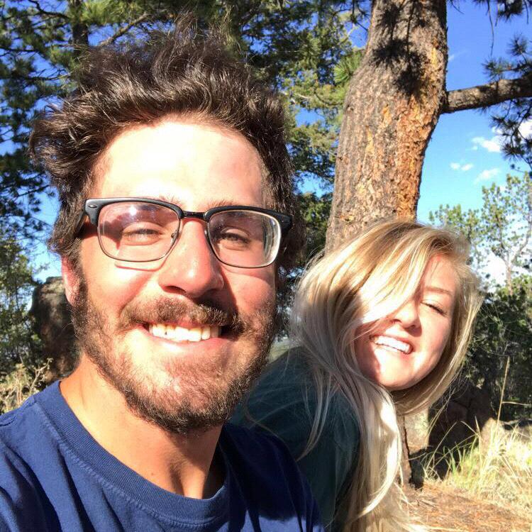 After a month of being apart, Jae came to visit me in Colorado. We did a lot of catching up over a cup of coffee while watching the sun rise.
Pike National Forest, Colorado.