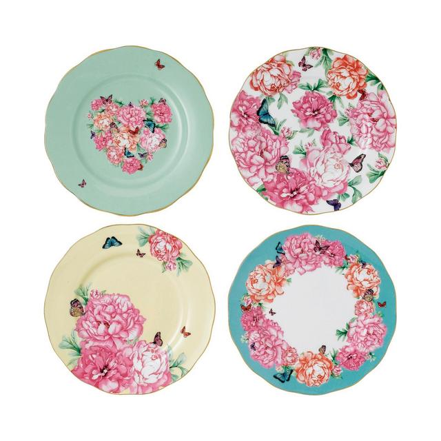 Miranda Kerr for Royal Albert Mixed Pattern 4-Pc. Accent Plate Set