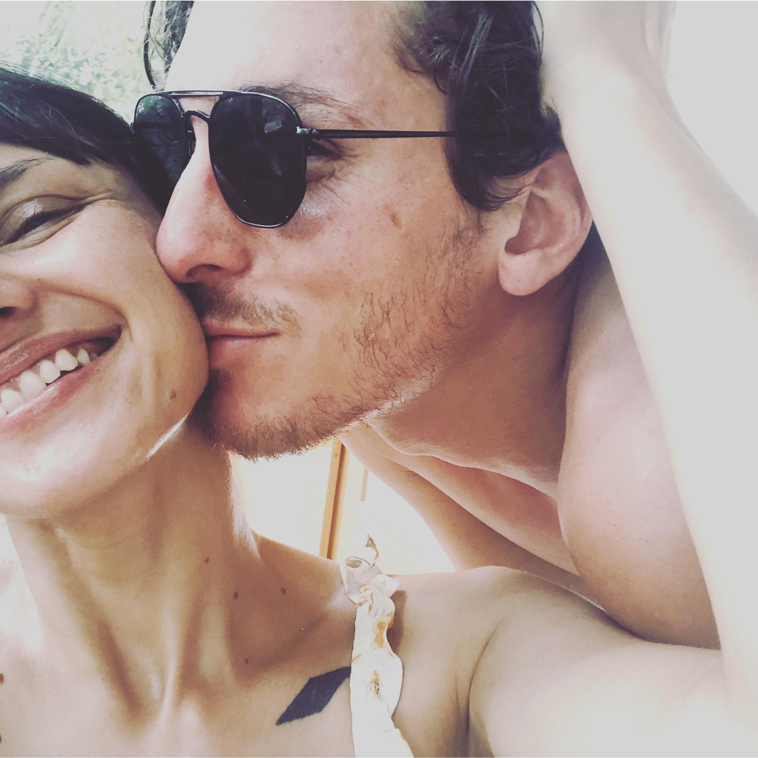 Our first Christmas together on the beach at Boca del Cielo, Chiapas