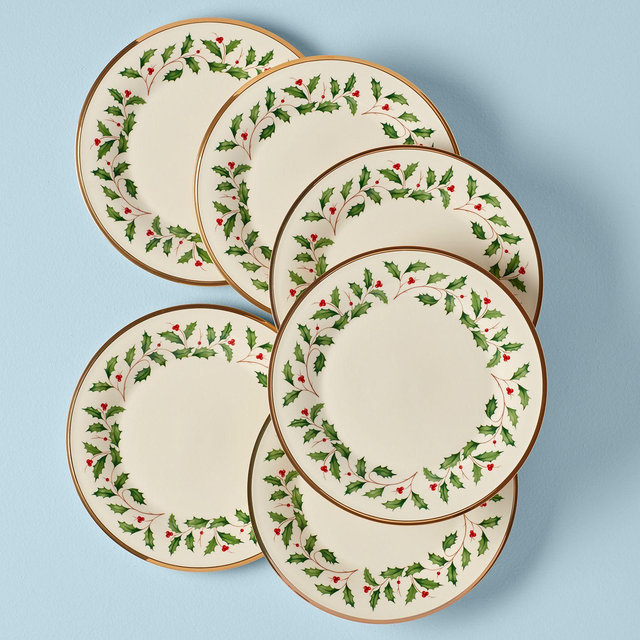 Lenox Holiday Dinner Plate, Set of 6