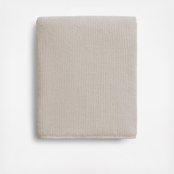 Soft Rib Turkish Cotton Hand Towel - Thumbnail 2