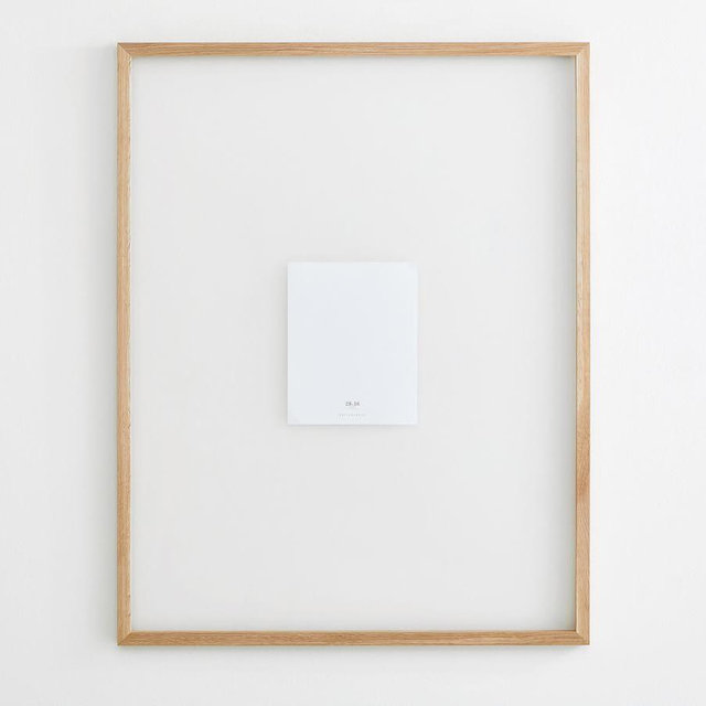 Floating Wood Gallery Frame, 28x36 (29x37 overall) - Natural