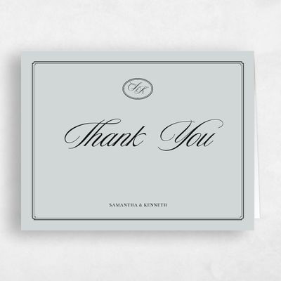 Grey Wedding Thank You - Cillian Landscape