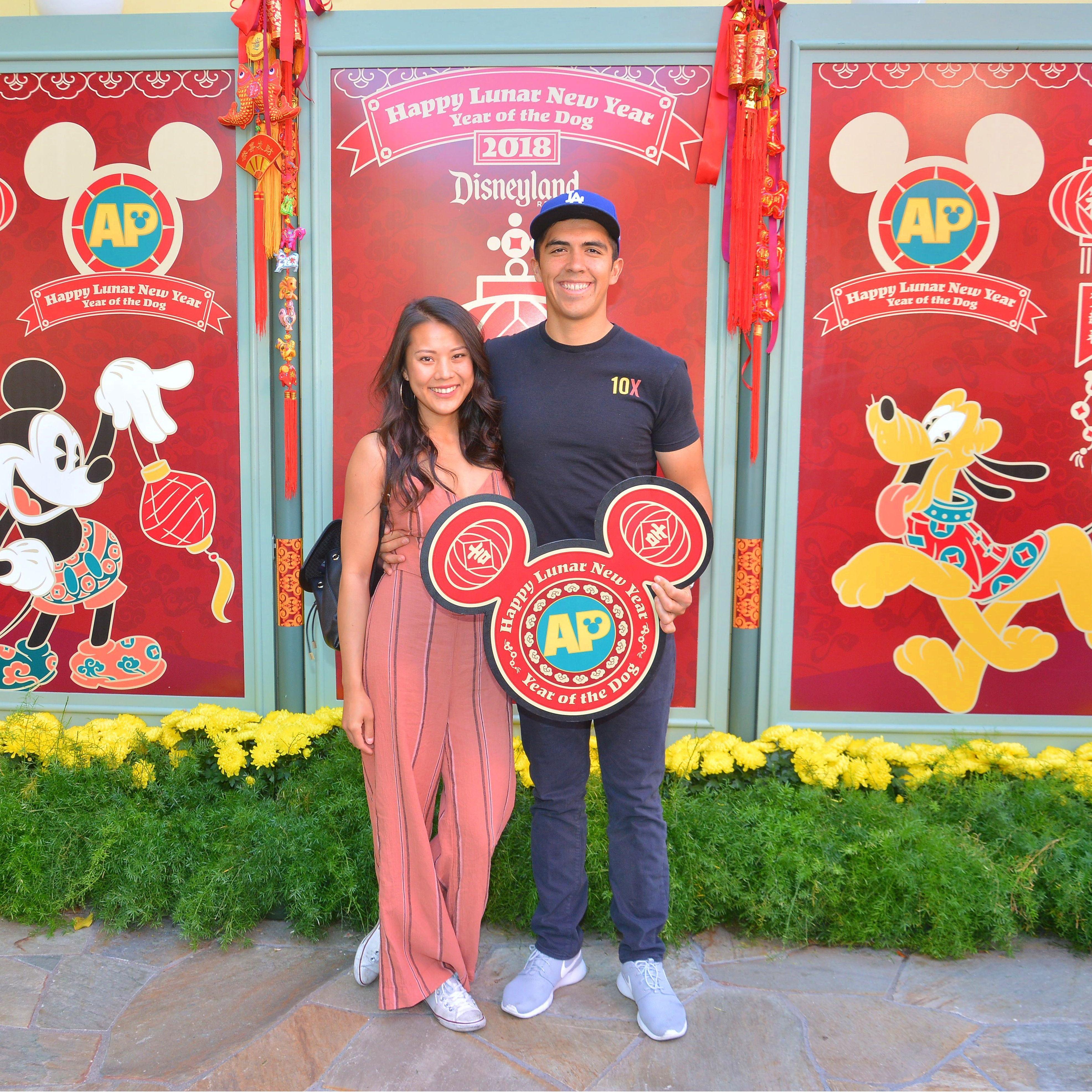 pablo and erin go to disneyland together for the first time - feb 2018