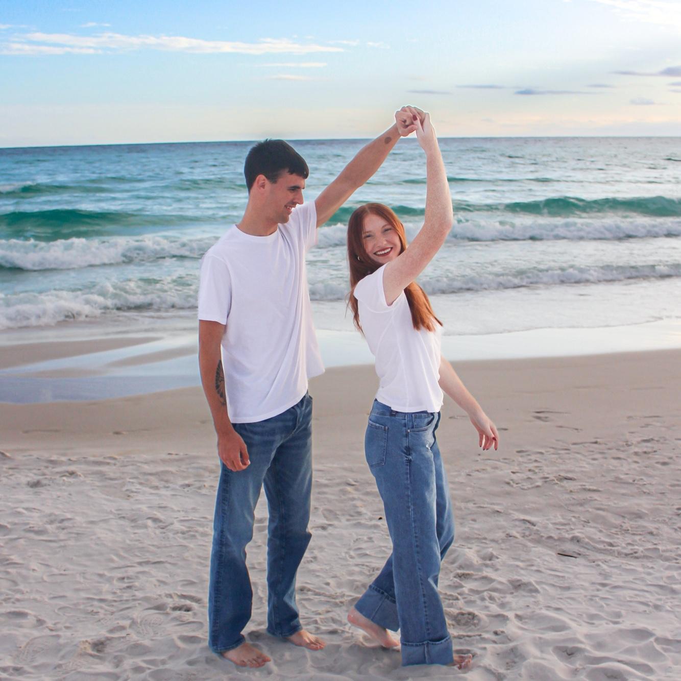We love a good spin on the beach :)