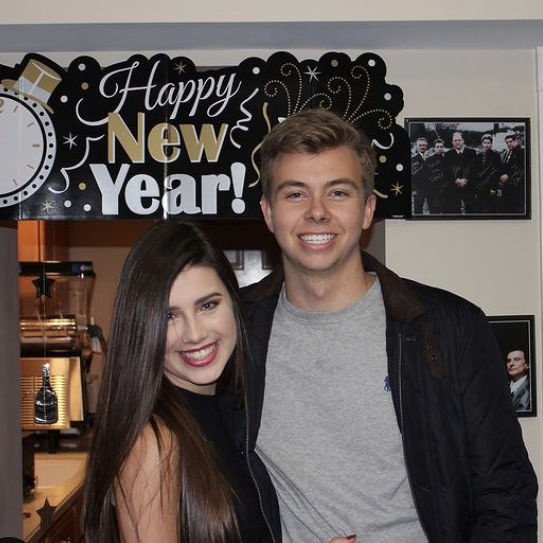 This was our first photo together, New Year's Eve 2016!