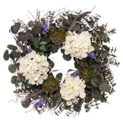 Bee & Willow™ Home Lavender Succulent Wreath