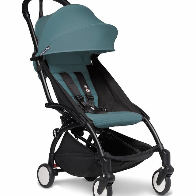 Babyzen YOYO2 Ultra Compact 6+ Stroller - Black / Aqua
