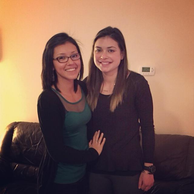 Our first picture together, at Kathryn's 26th Birthday Party :)