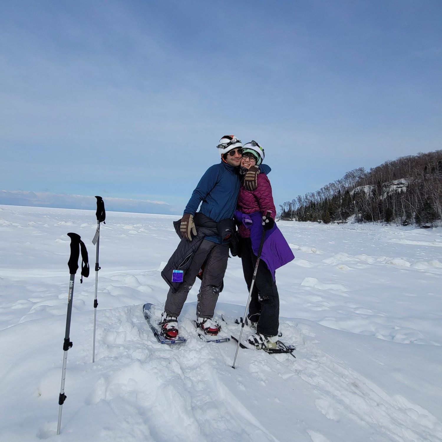 Our first date / Ice climbing trip