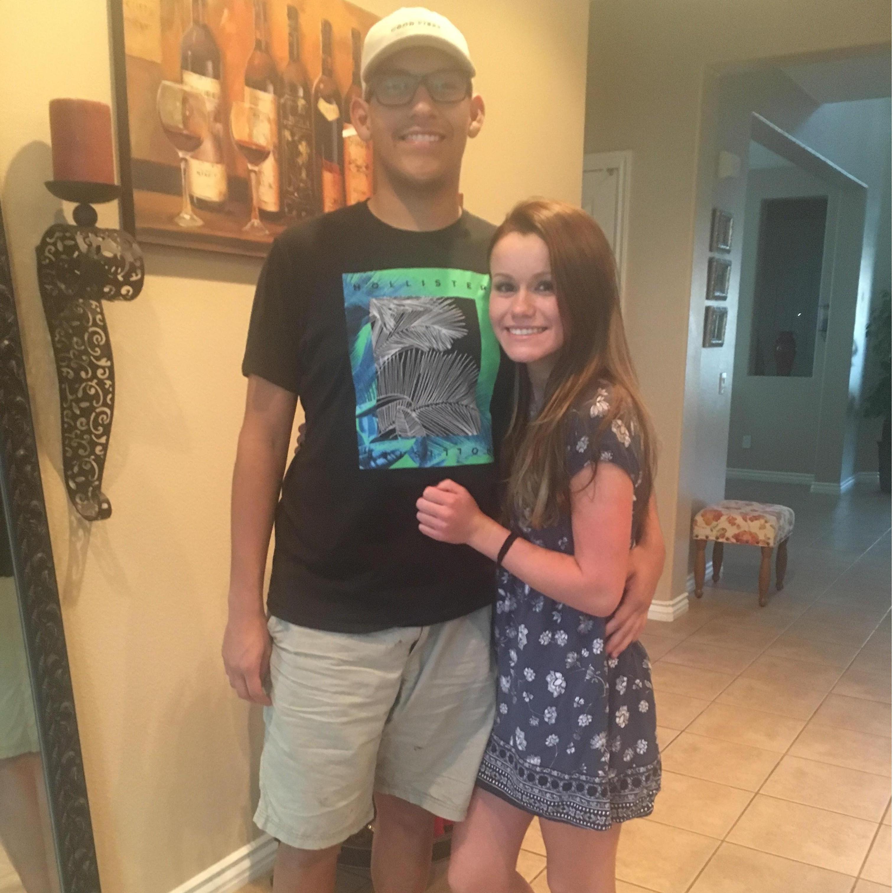 Our first photo together!