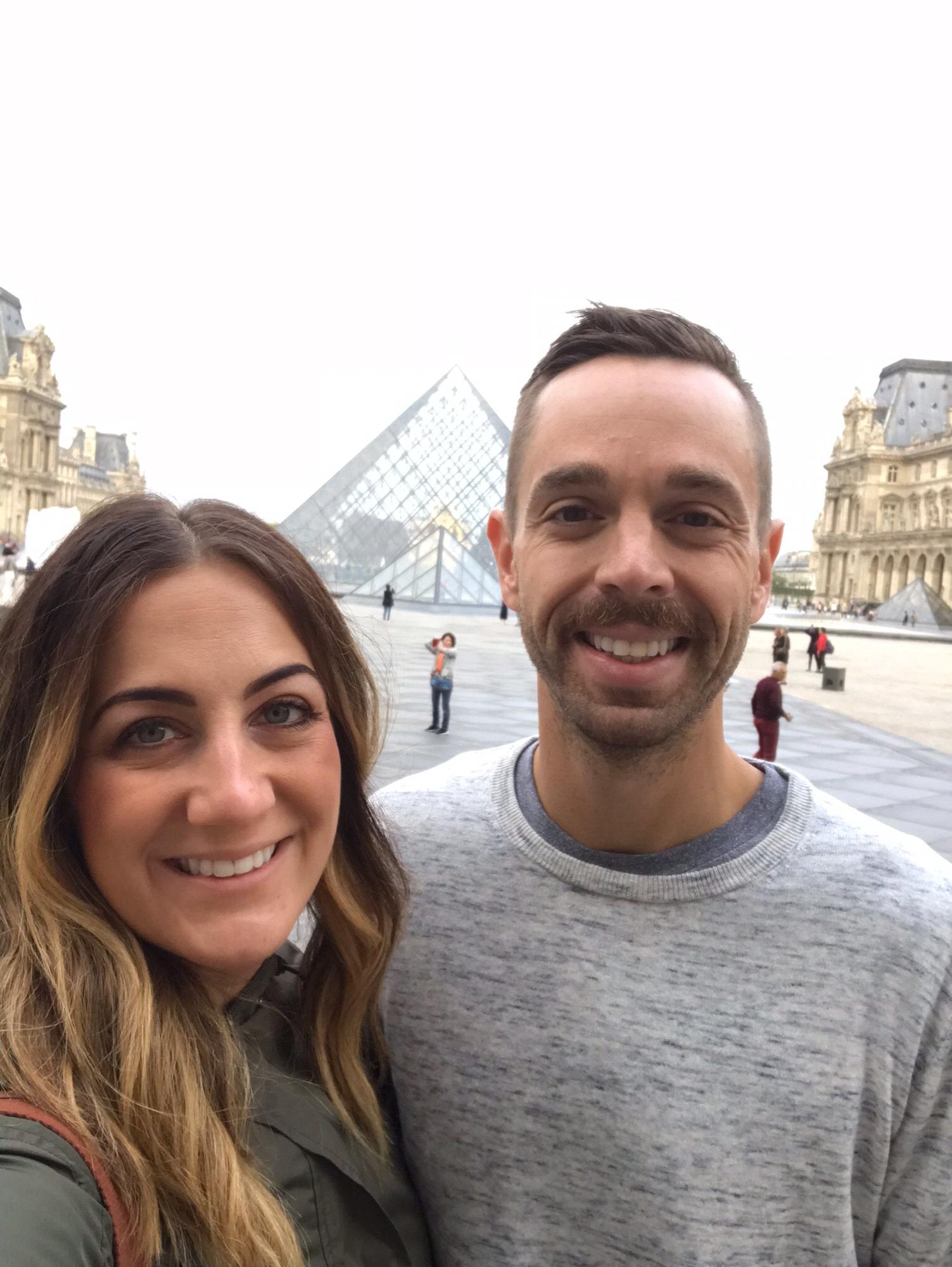 At the Louvre in Paris. October 2018.