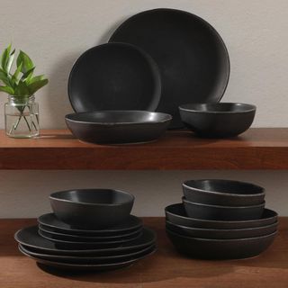 Zion Mist 16-Piece Dinnerware Set, Service for 4