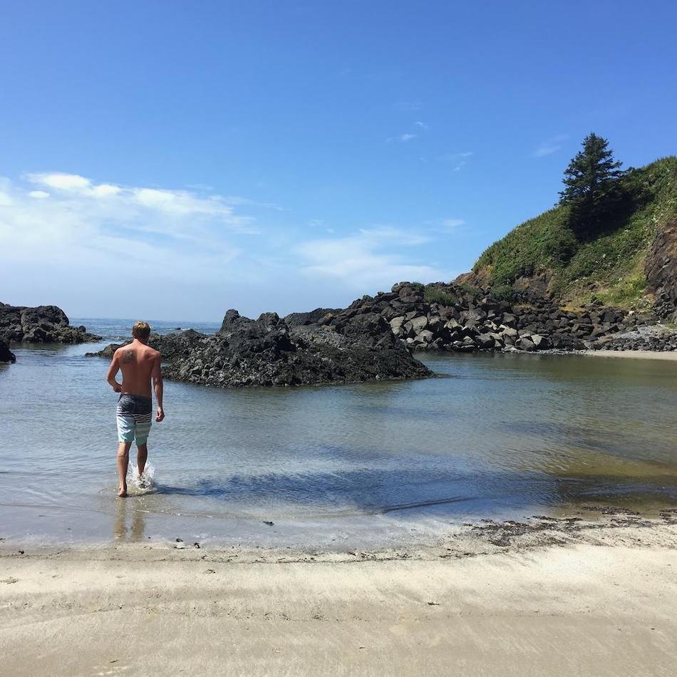 July 2015, at the coast for 4th of July (Newport)