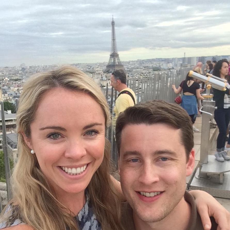 Paris, France - where we decided we'd give long distance a go!
