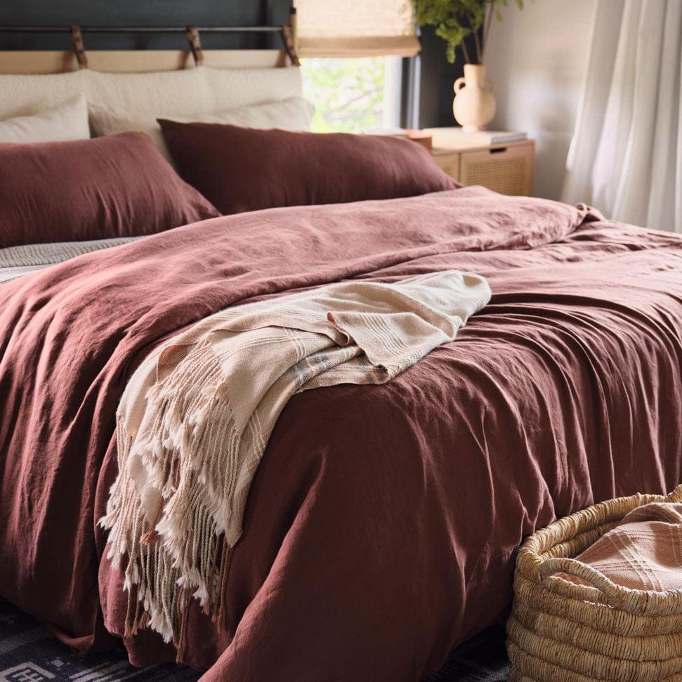 Stonewashed Linen Duvet Cover
