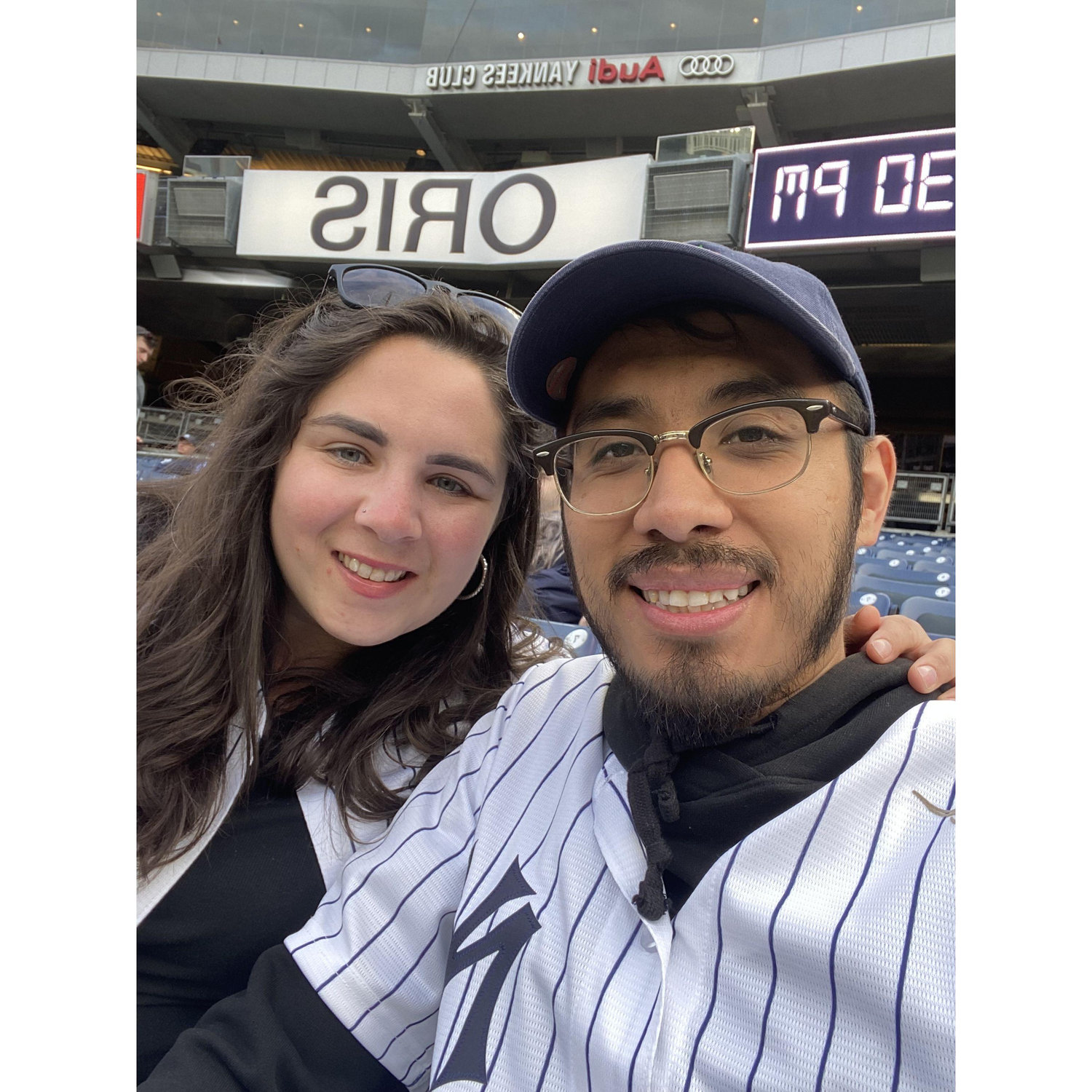 Going to Yankees games is one of our favorite things to do!