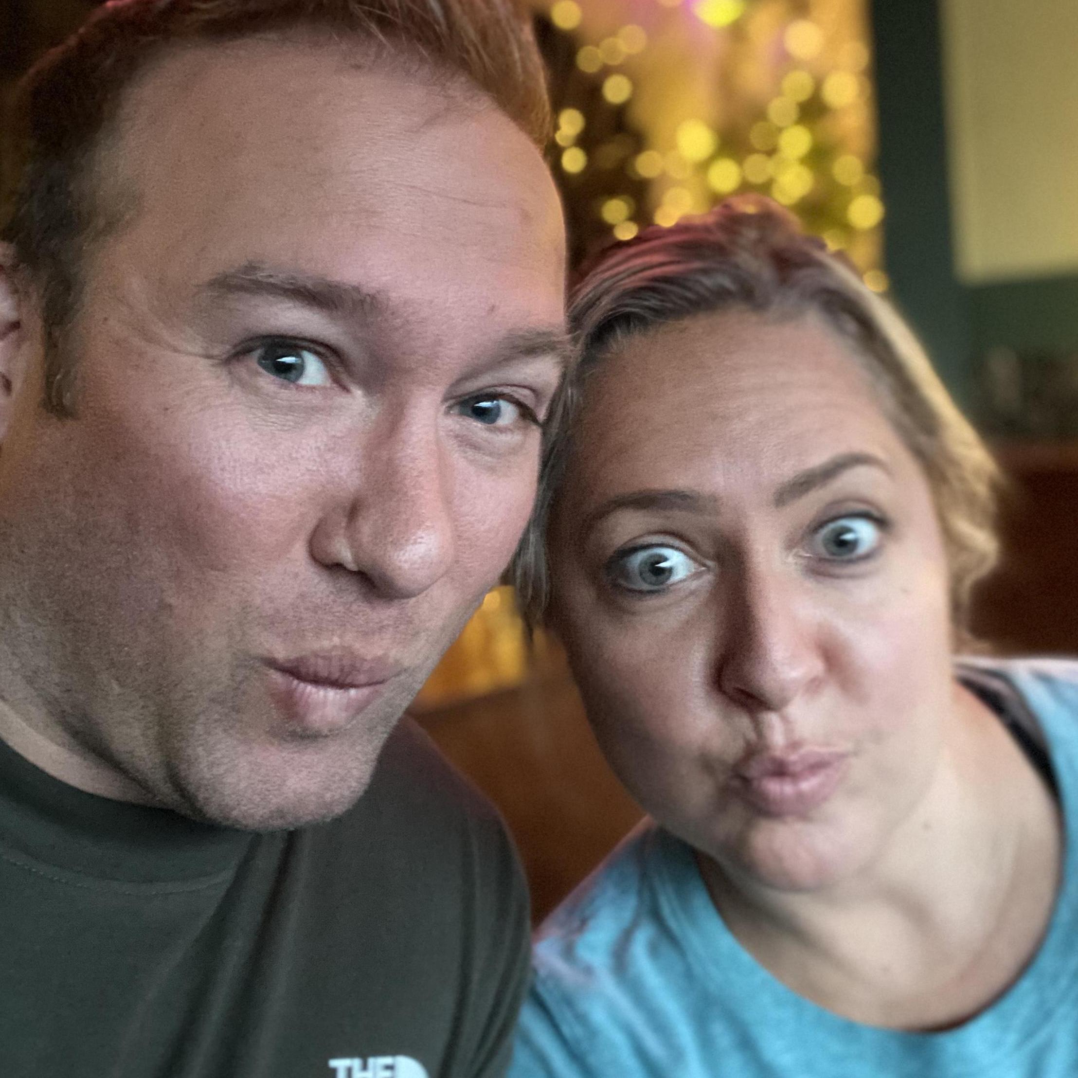 Two silly peas in a pod.