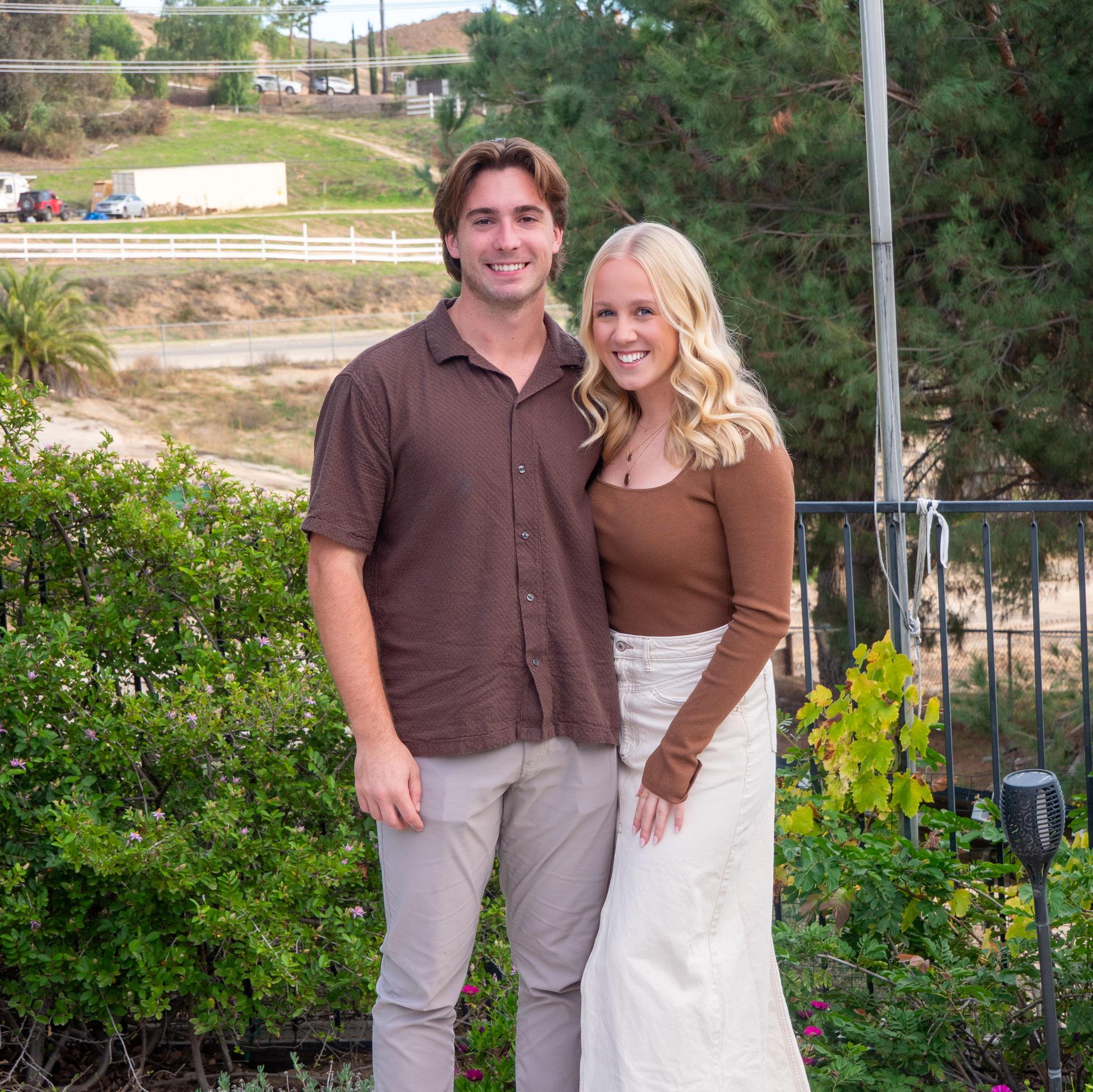 Our last picture as boyfriend and girlfriend!