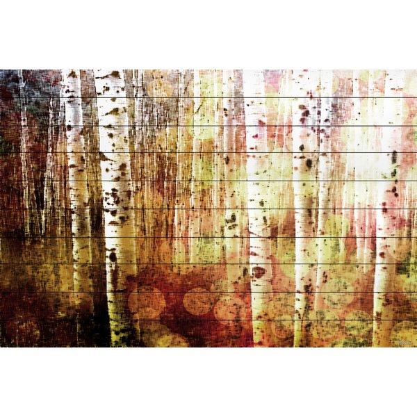 'Aspen' by Parvez Taj Painting Print on Wood