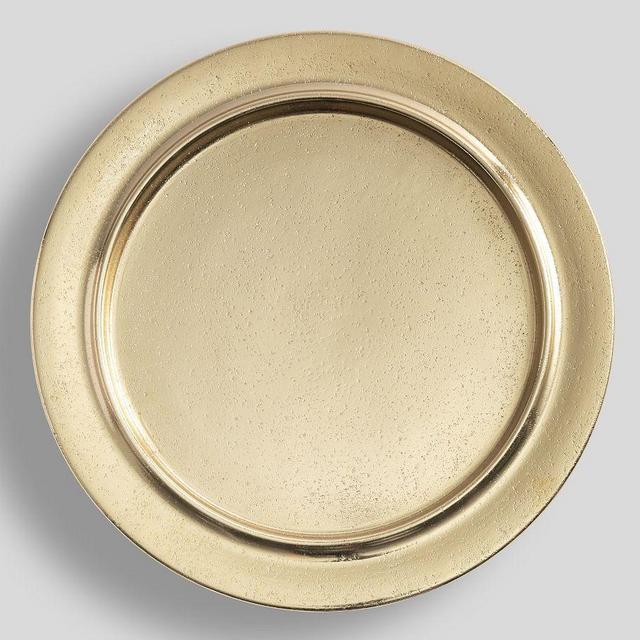 Rustic Charger Plate - Gold