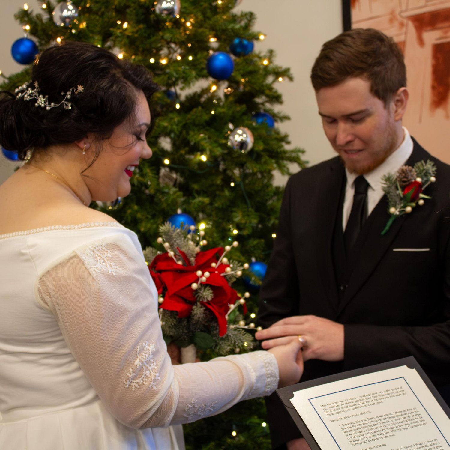Our elopement on December 20th, 2025