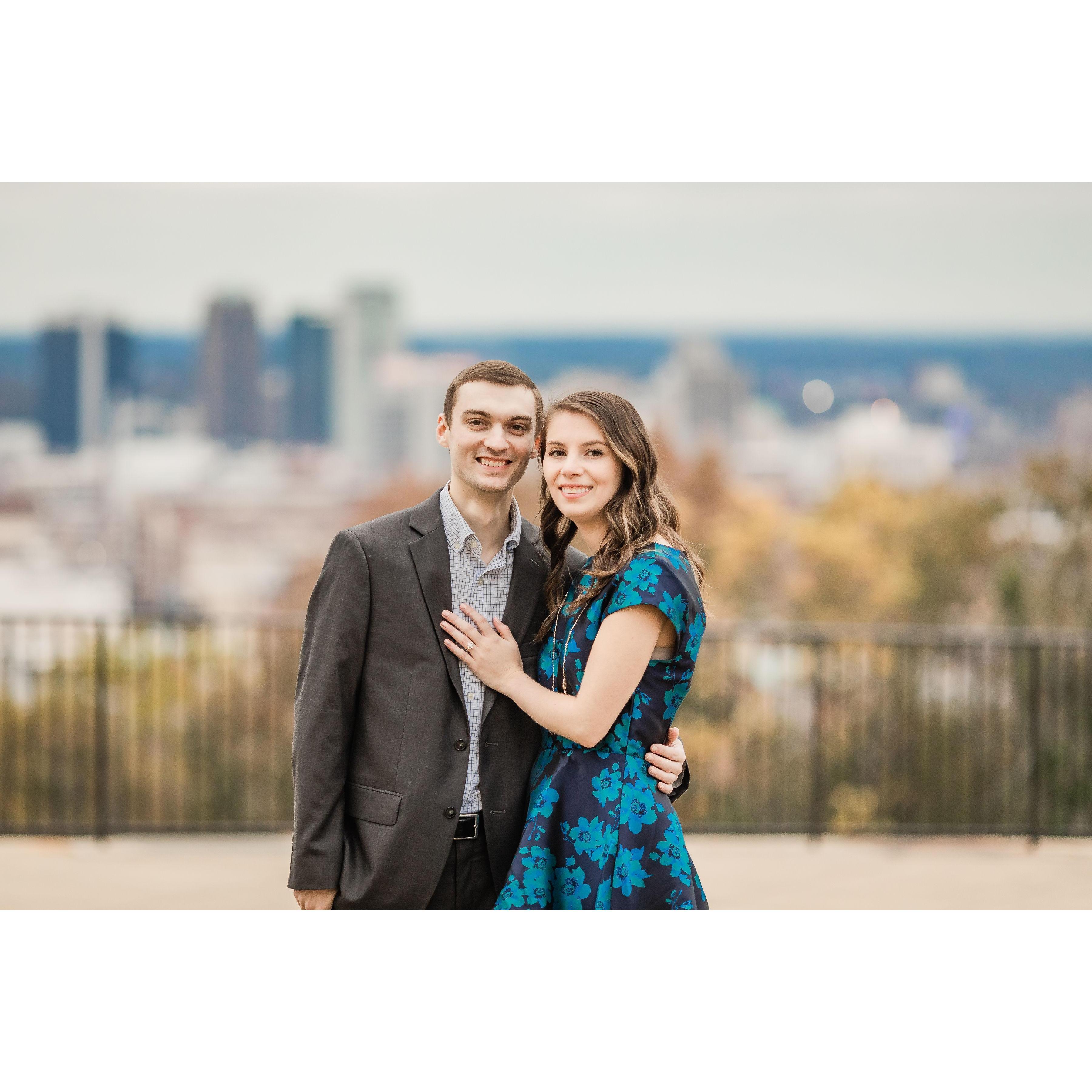 The Birmingham skyline at Vulcan