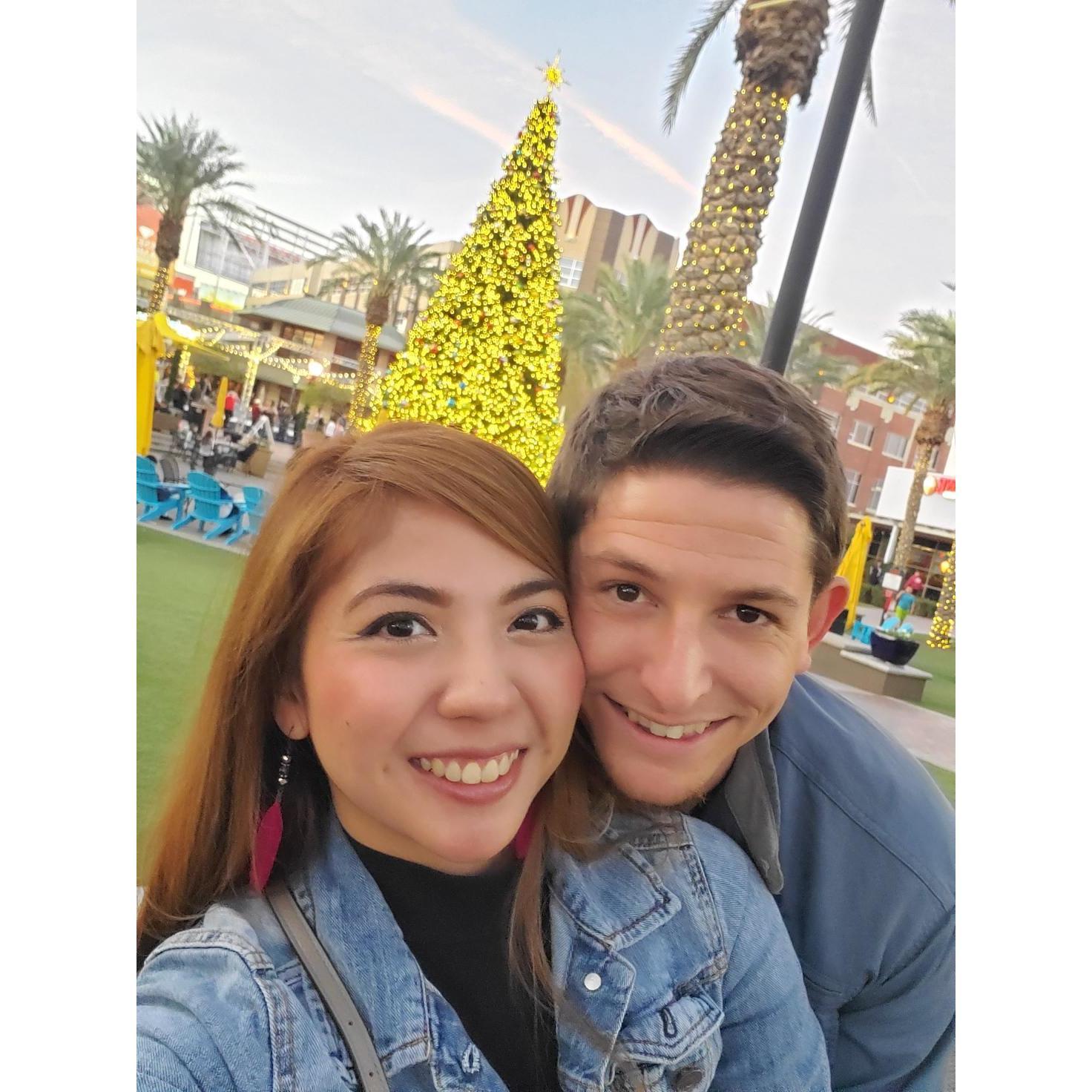 First season together-- Christmas, my favorite time of the year! Plus, it's Scott's birthday month!