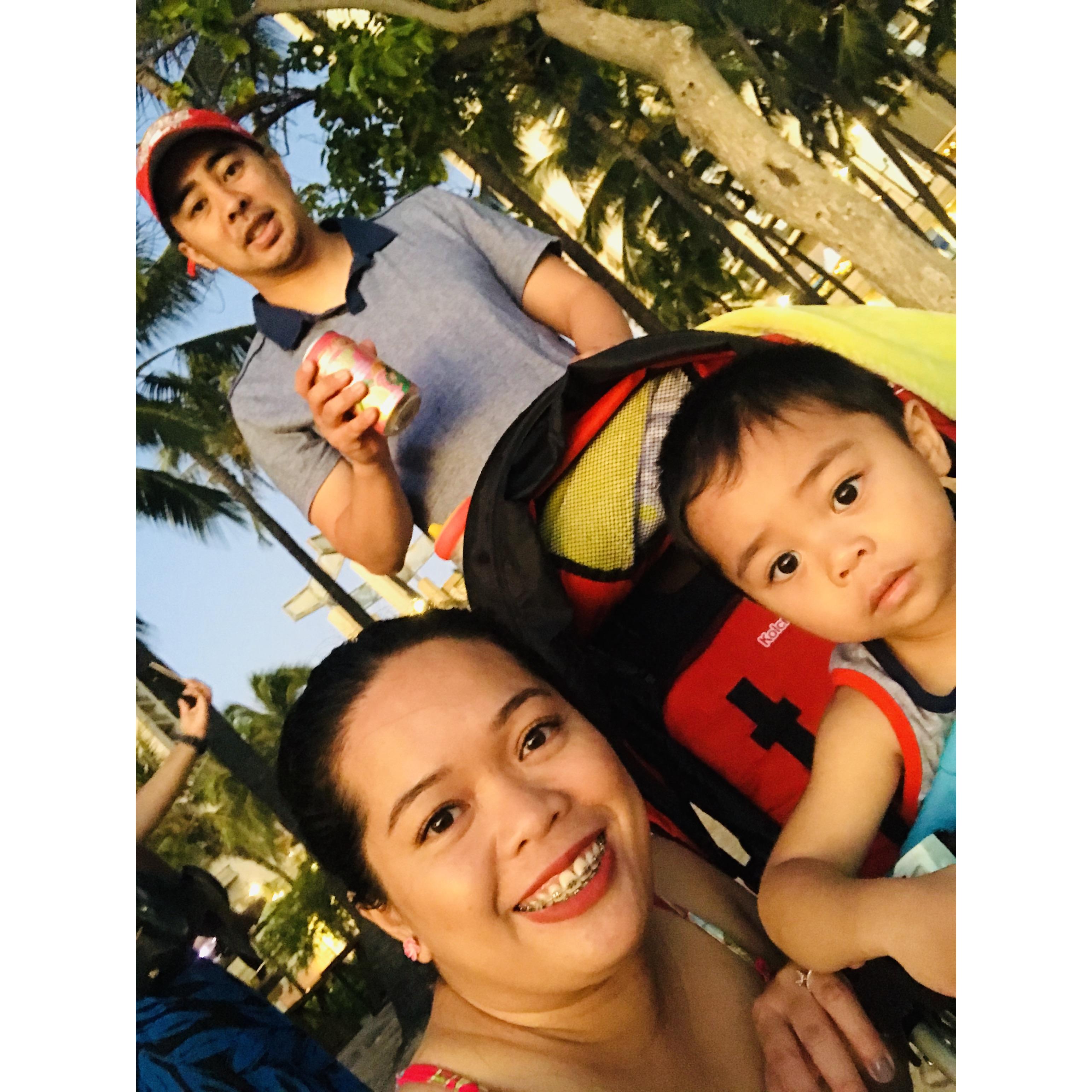 at Waikiki Beach, 2019