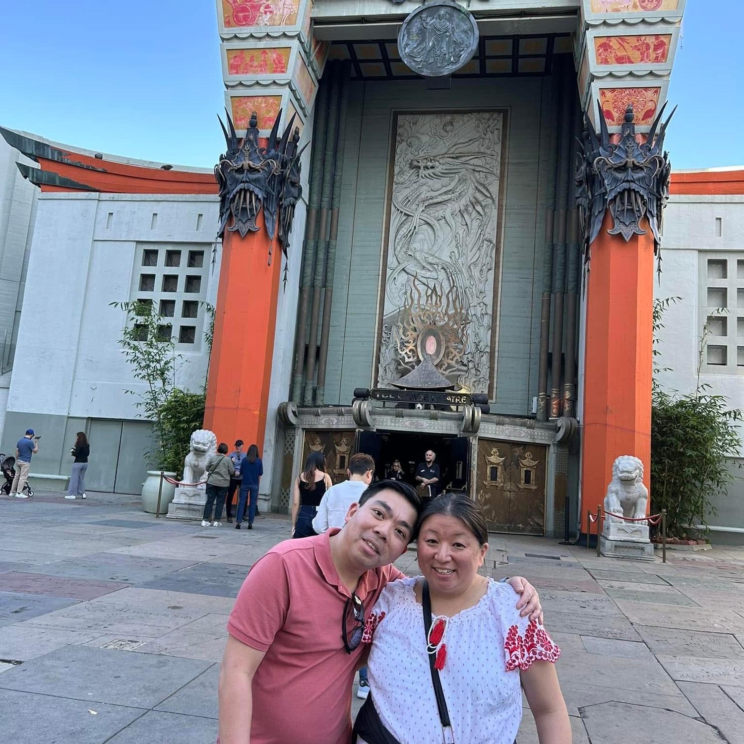 At the Grauman's Chinese Theatre, Hollywood, CA; December 2024