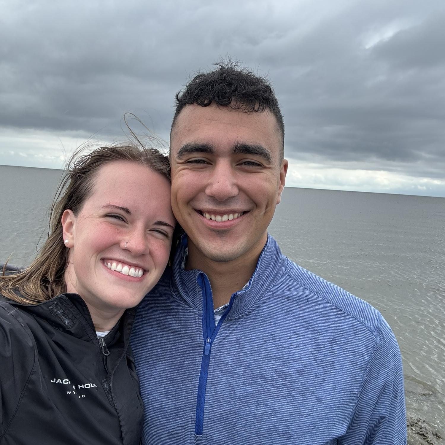 By the ocean in Delaware.