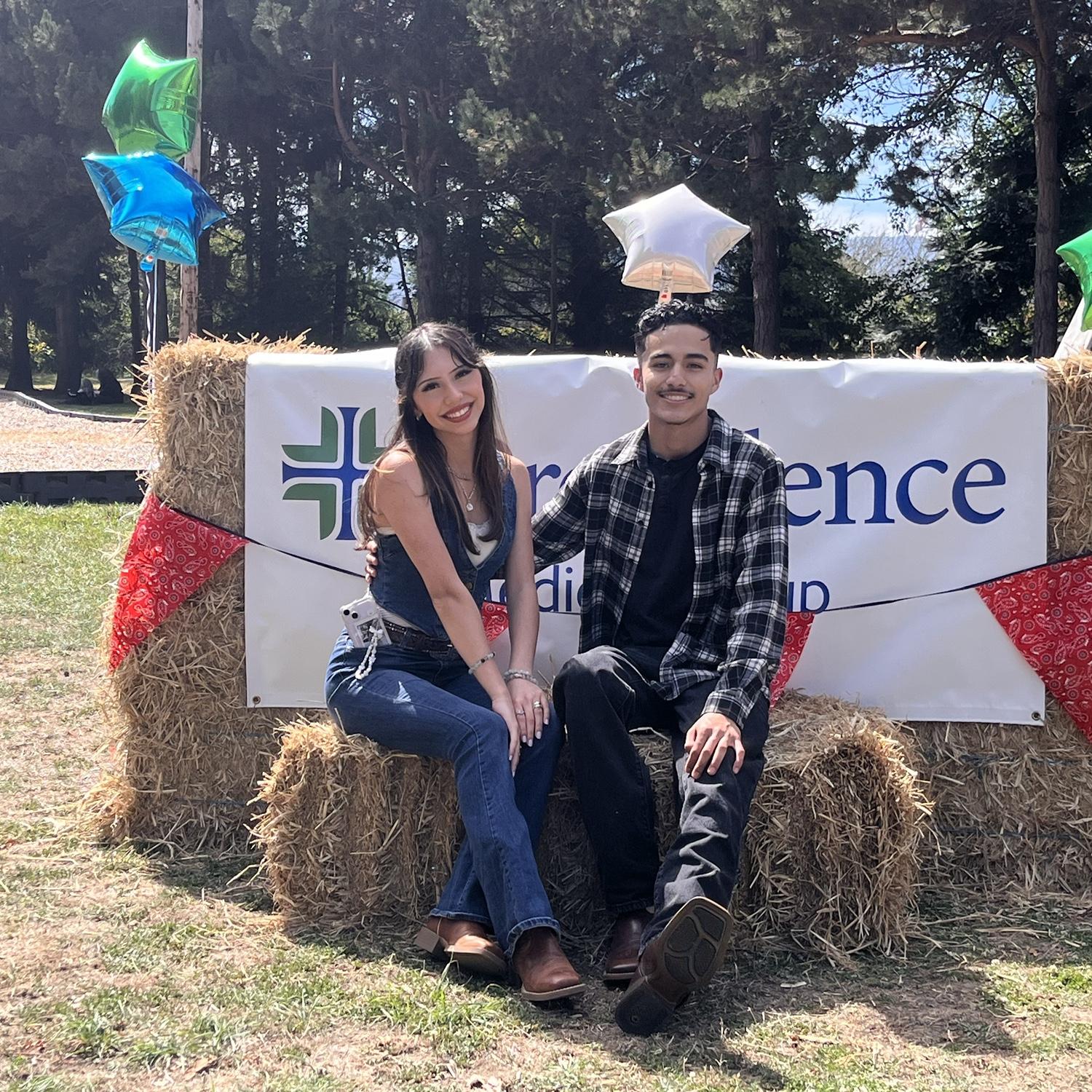 at my job's sponsored picnic (theme was cowboy!)