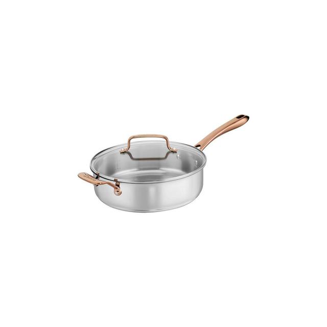 Cuisinart In the Mix 4qt Stainless Steel Come Gather Saute Pan with Helper Handle and Cover